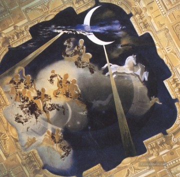 Salvador Dali Werke - Decke der Halle von Gala s Chateau in Pubol Salvador Dali